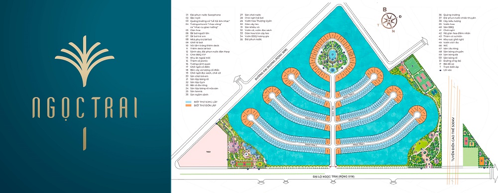 Phân khu Ngọc Trai tại dự án Vinhomes The Empire Hưng Yên 9 Mặt bằng phân khu Ngọc Trai Vinhomes The Empire Hưng Yên
