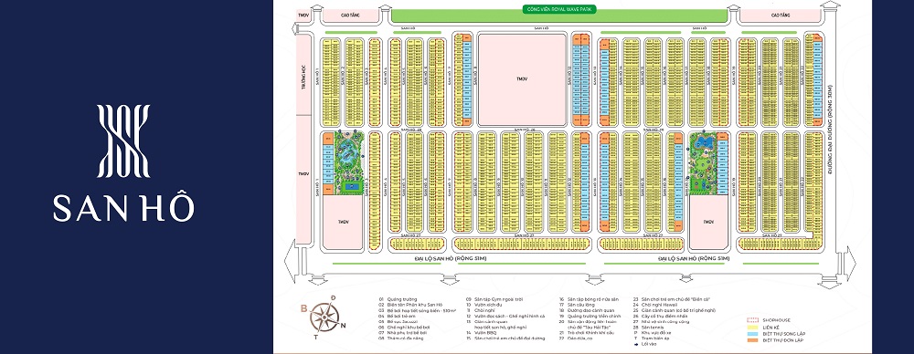 Phân khu San Hô Vinhomes The Empire Ocean Park 2 Hưng Yên 10 Mặt bằng phân khu San Hô Vinhomes The Empire Hưng Yên