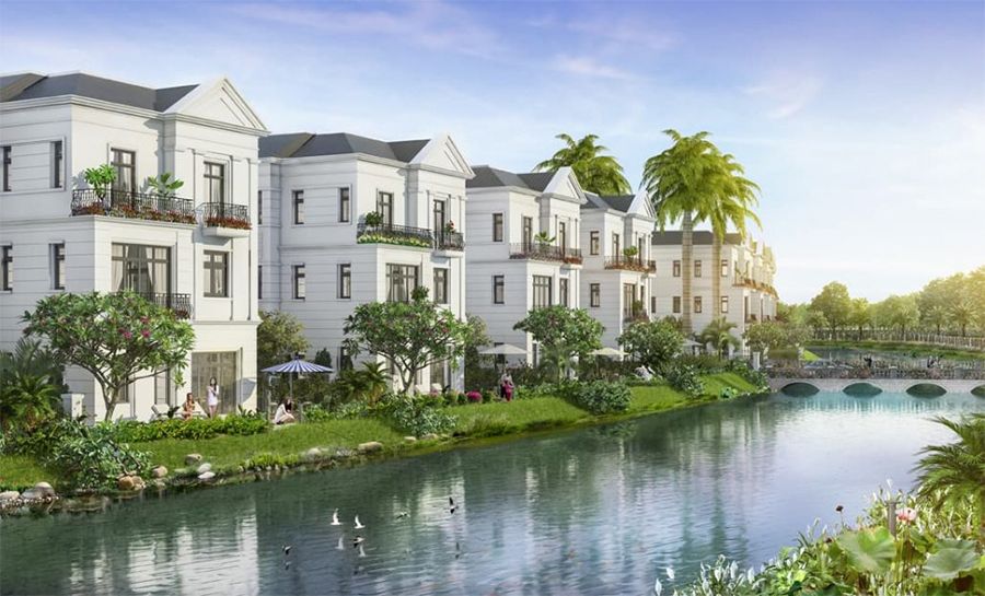 Biệt thự phân khu Vịnh Xanh Vinhomes Ocean Park 3 The Crown